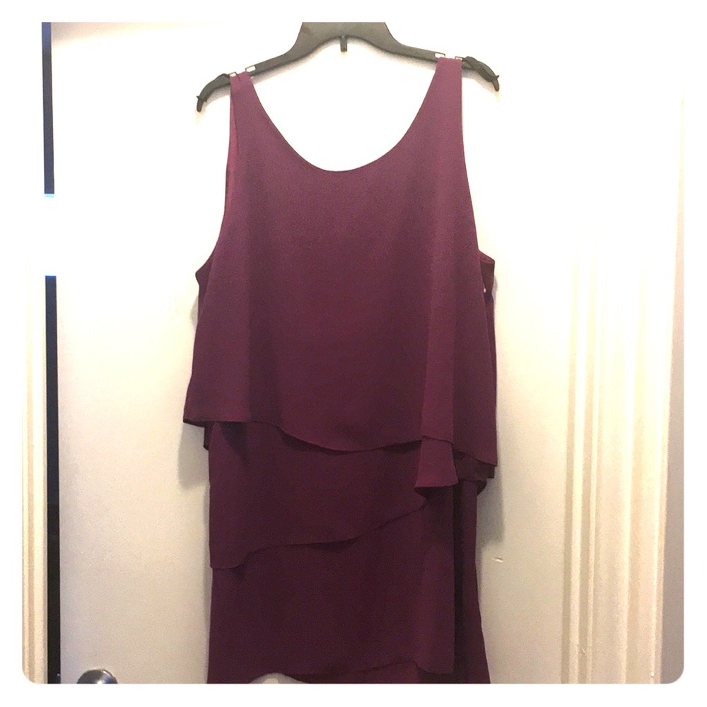 A sassy purple dress!